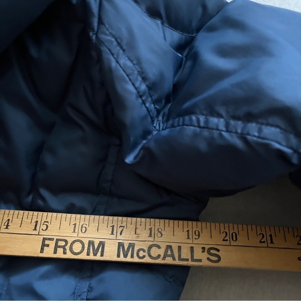 Eddie Bauer Down Dark Long Parka Hooded Jacket Sz M - Picture 6 of 12